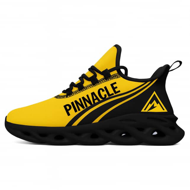 The Apex Predator sneaker in black and yellow